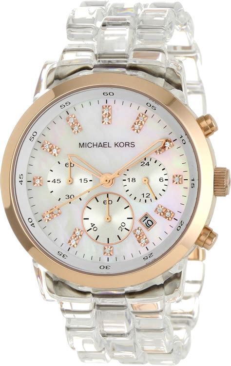 links for michael kors watch|Michael Kors clear band watch.